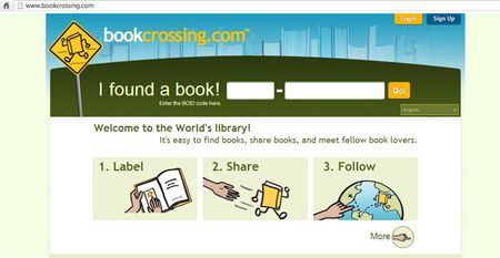 Službene stranice projekta BookCrossing
