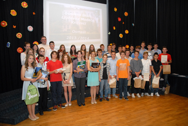 Učenici koji su sudjelovali na županijskim i državnim natjecanjima